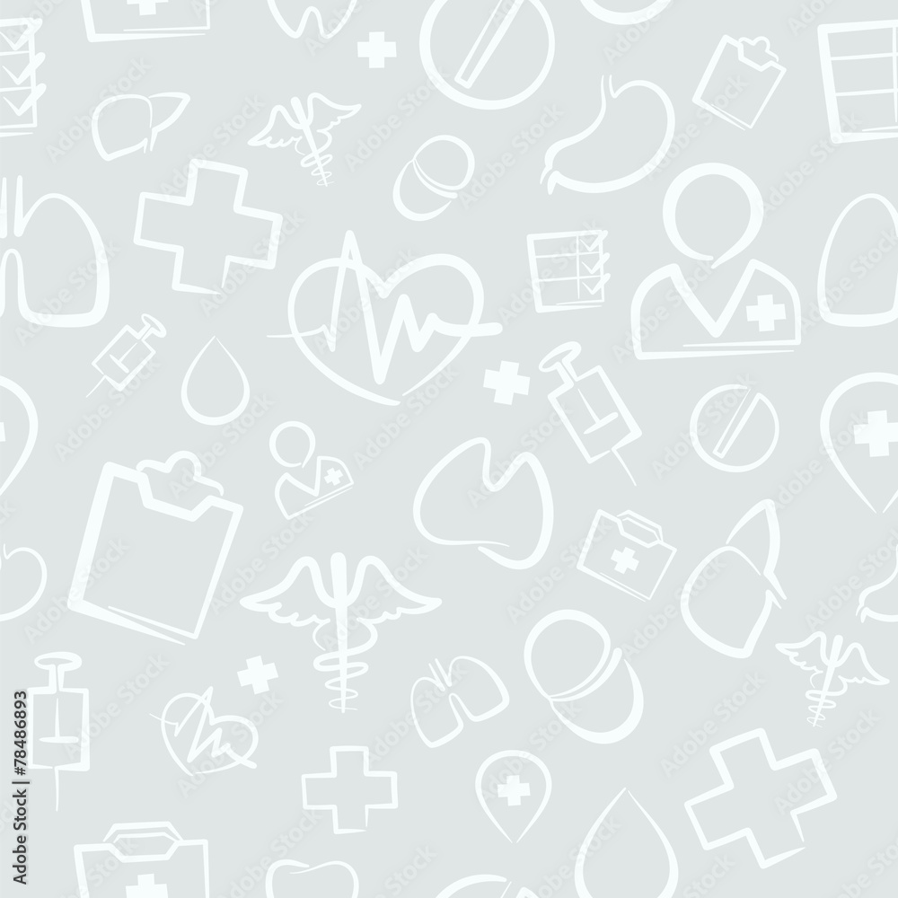 Light Medical Seamless Pattern Light Medical Seamless Pattern
