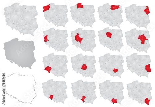 podział administracyjny polski, województwa w polsce