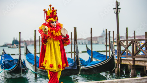Venetian carnival, masquerade one of a kind in the world. © Jarek Pawlak