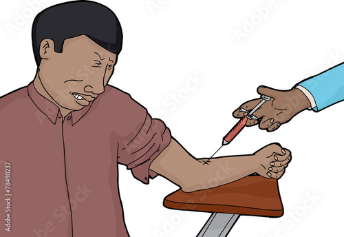 Isolated Patient at Table
