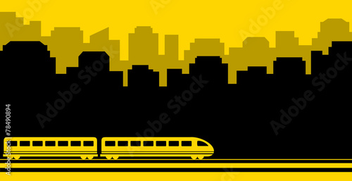 railway transport background