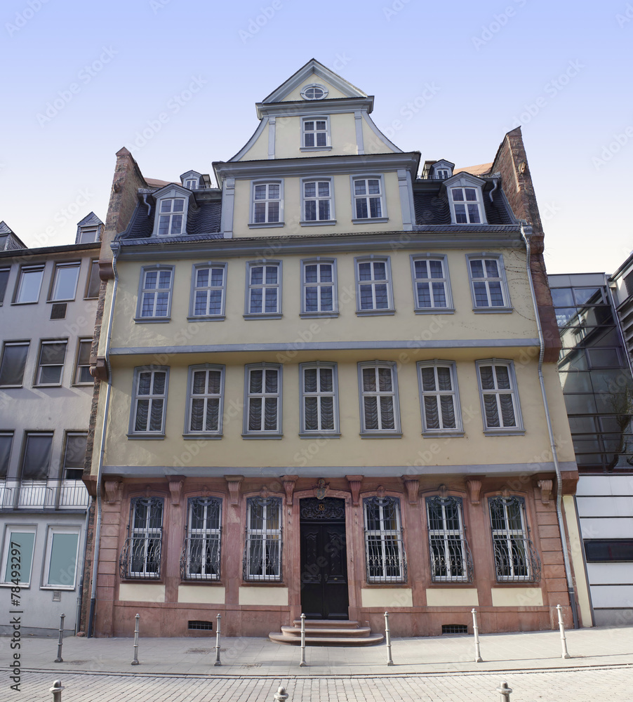 Fototapeta premium Goethe house in Frankfurt