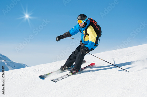 Skifahrer