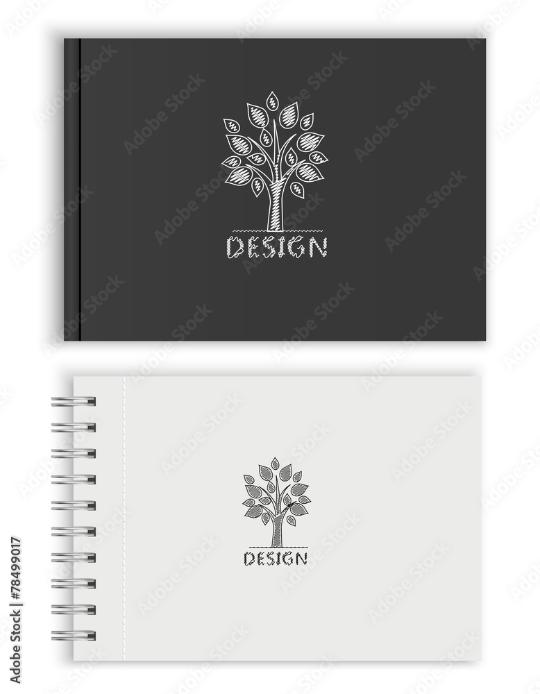 Sketchbook. Vector Sketchbook. Vector