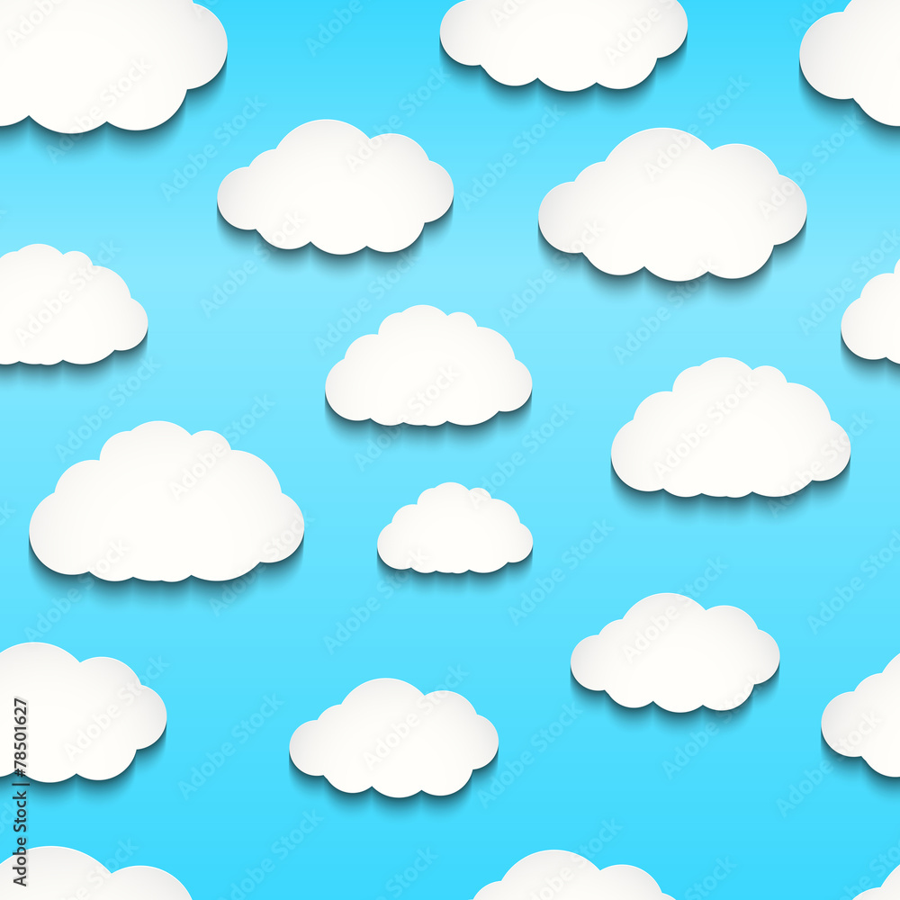 White paper clouds White paper clouds