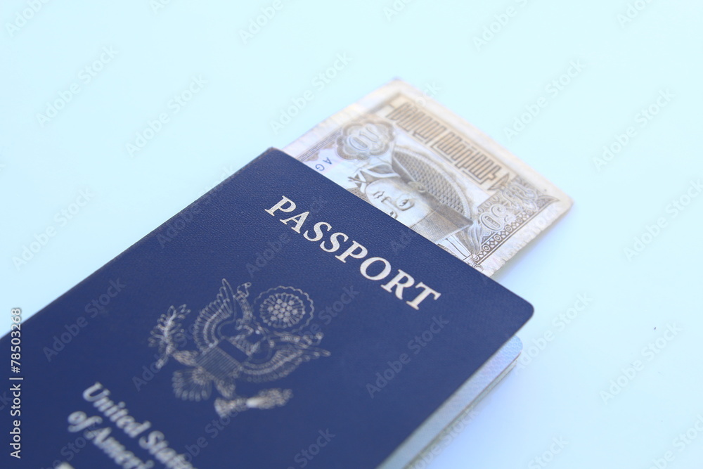 US Passport with Mongolian Tugrik US Passport with Mongolian Tugrik
