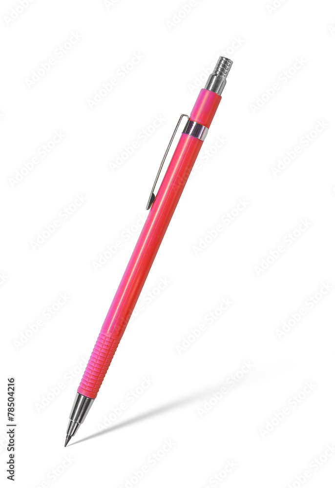 Mechanical pencil on white background Mechanical pencil on white background