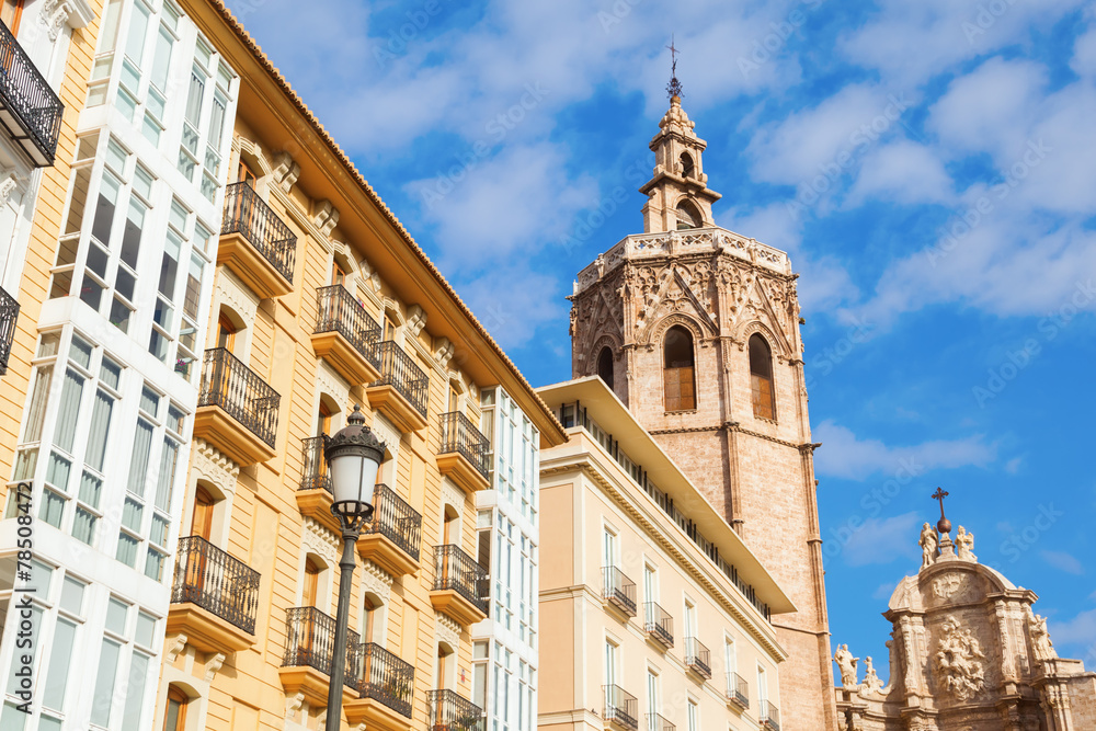 Miguelete Turm der Kathedrale von Valencia, Spanien