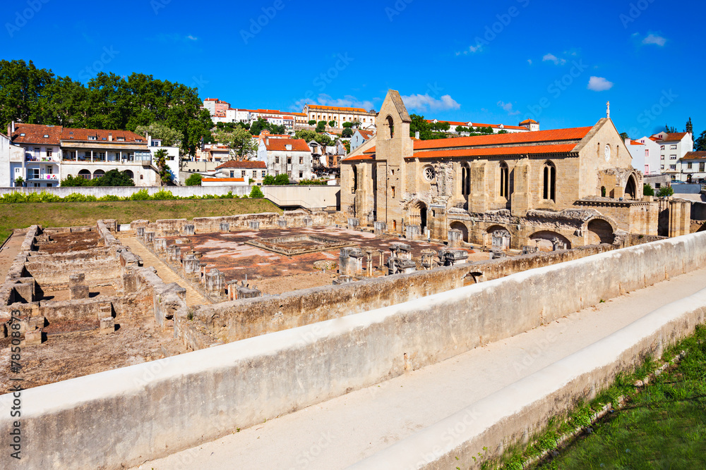 The ruins of the Monastery of Santa Clara