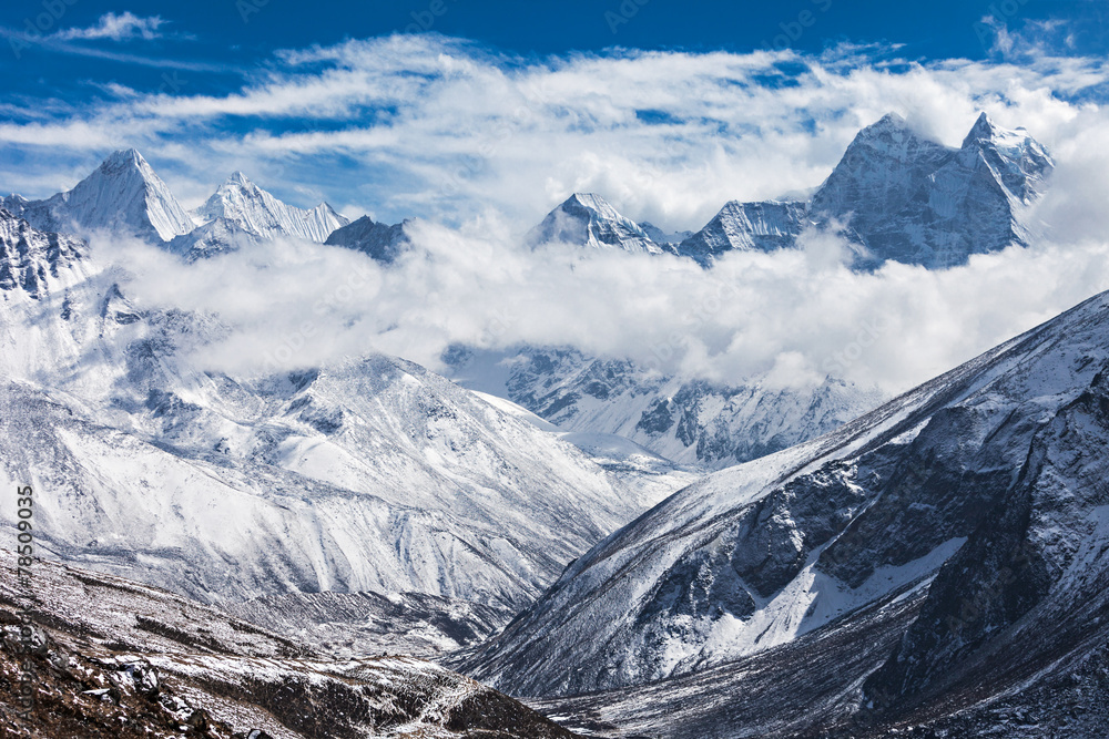 Fototapeta premium Mountains, Everest region