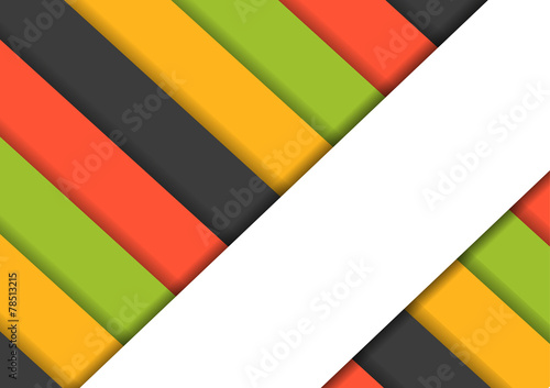 Colorfur striped background with one big white stripe