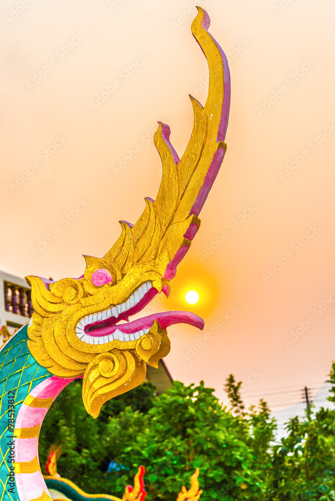 Fototapeta premium stucco serpent