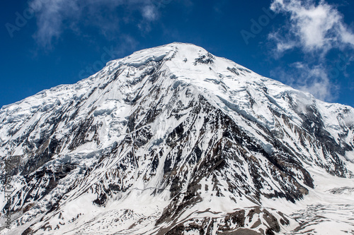 Tilicho Mountain in Himalayas, Nepal photo