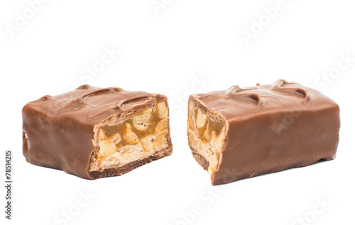 chocolate with nuts photo