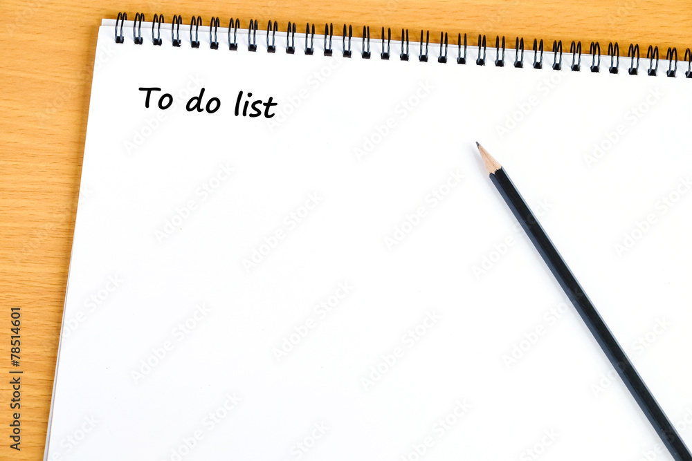 To do list background To do list background