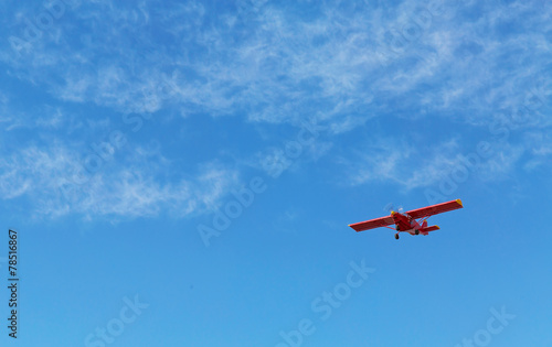 red airplane
