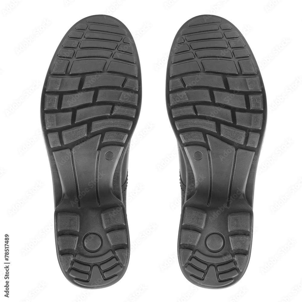 sole of shoe isolated on white sole of shoe isolated on white