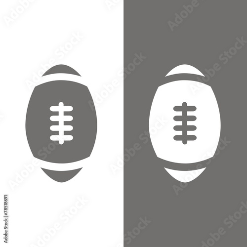 Icono balón rugby BN
