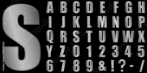 Metal - font