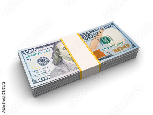 Fotografie ñurrency strap of ten thousand dollars