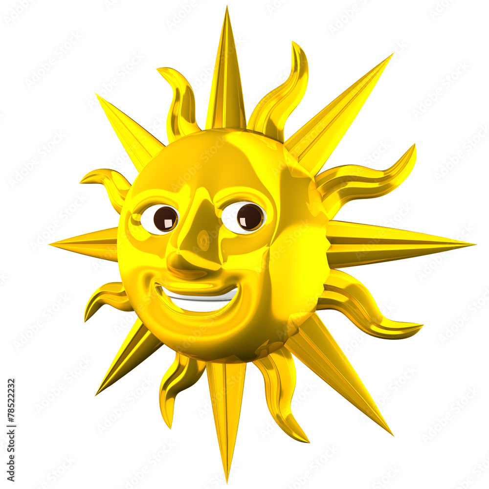 Golden Smiling Sun