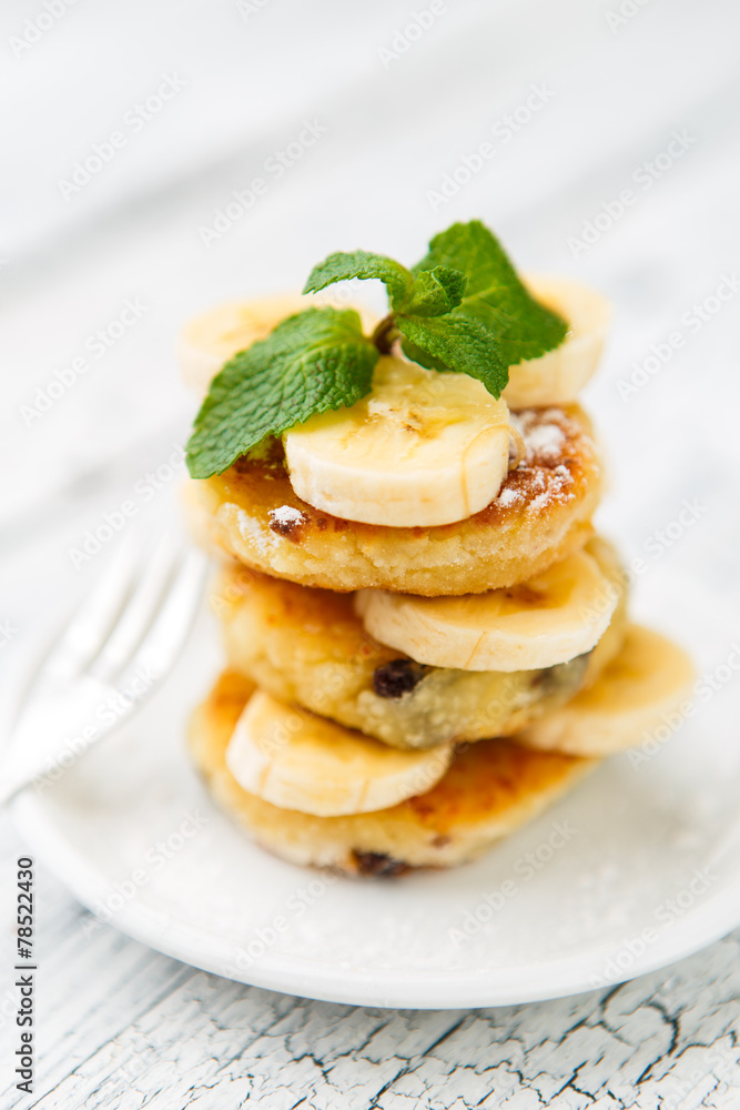 Delicious homemade cheese pancakes Delicious homemade cheese pancakes