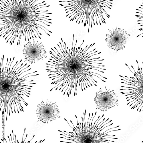 Vector seamless pattern. Modern stylish texture. Repeating