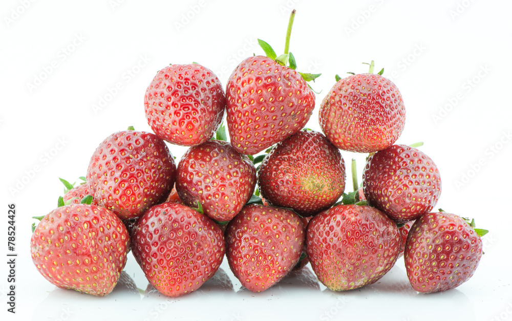 Fresh strawberry isolated on white background Fresh strawberry isolated on white background