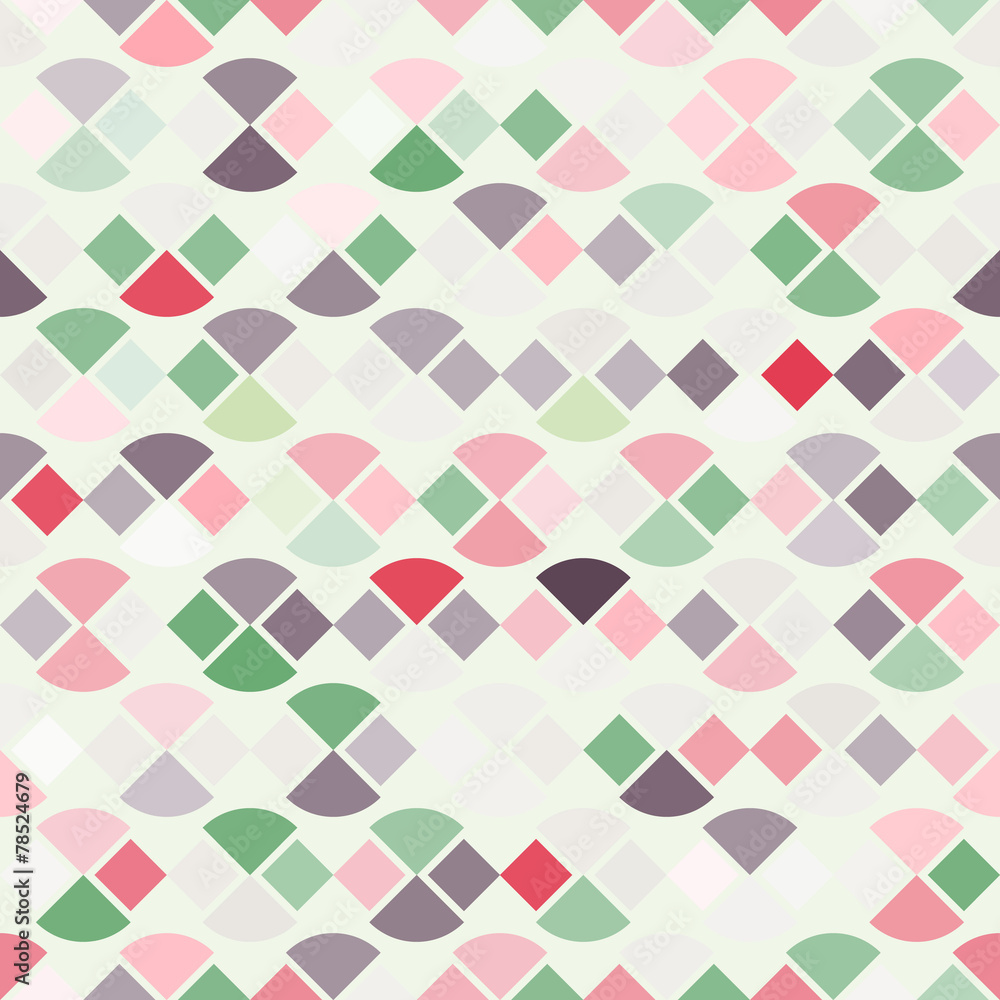 seamless background with abstract geometric shapes