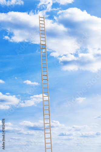 Unbroken extension ladder
