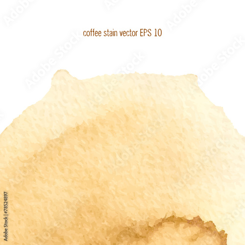 coffee stain background  square.