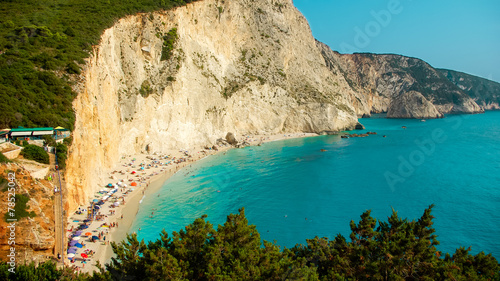 Fototapeta Naklejka Na Ścianę i Meble -  Porto Katsiki beach in Lefkada island, Greece