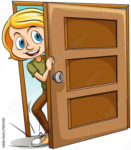 Putting the foot inside the door