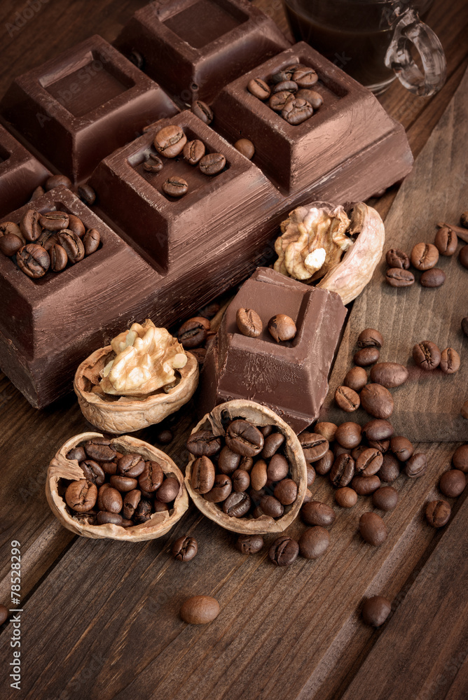 chocolate and walnuts chocolate and walnuts