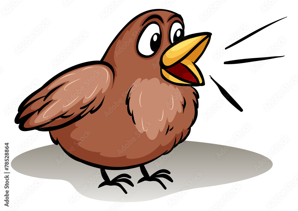 Talking like a little bird idiom Talking like a little bird idiom