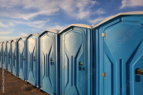 Portable toilets photo