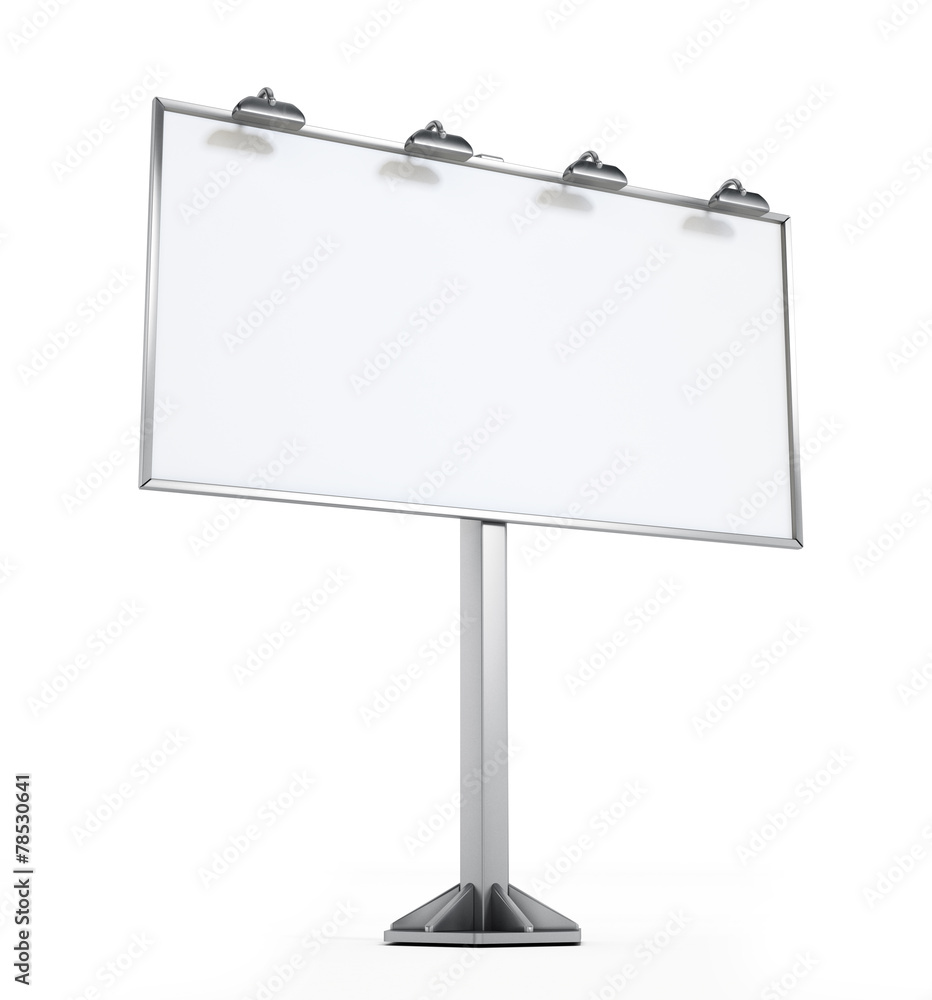 Blank billboard Blank billboard