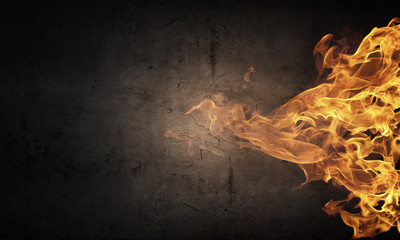 Fire flames