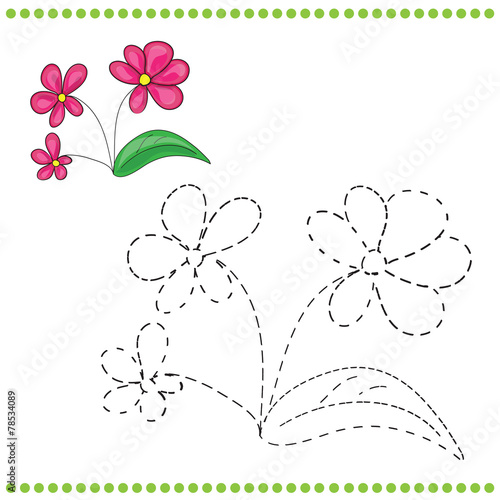 Connect the dots and coloring page