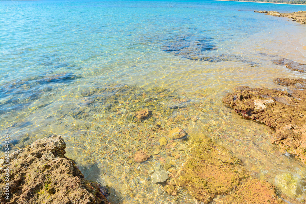 crystal clear water in Mugoni beach