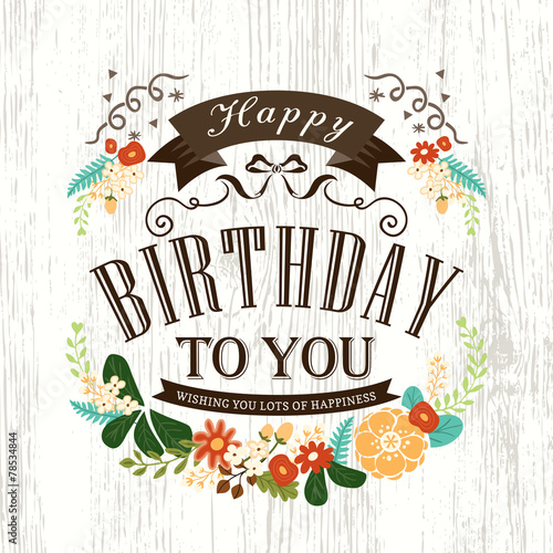 Photography Cute Happy birthday card design