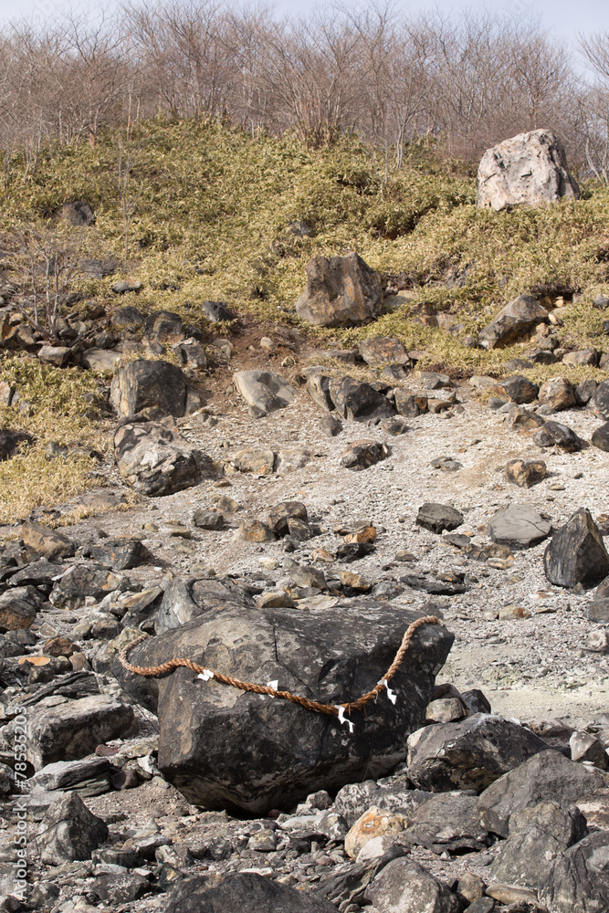 Obraz premium 那須 殺生石