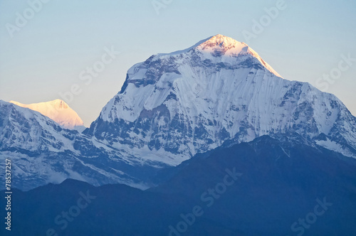 Dhaulagiri Himalaya, Nepal. South Face of Dhaulagiri © Gelia