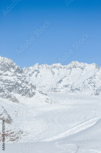Bettmeralp, Dorf, Alpen, Aletschgletscher, Winter, Schweiz © bill_17