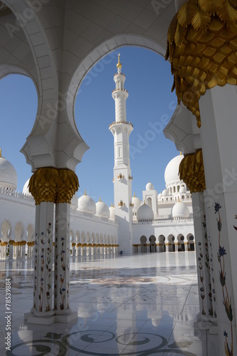 The Grand mosque in Abu Dhabi