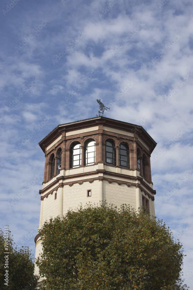 Obraz premium Schlossturm auf dem Düsseldorfer Burgplatz, Deutschland
