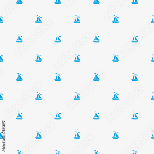 Seamless pattern - ships
