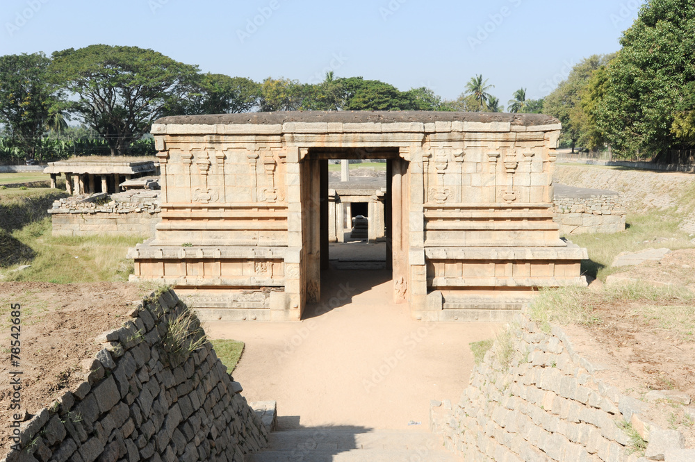 Underground Shiva temple at Hampi