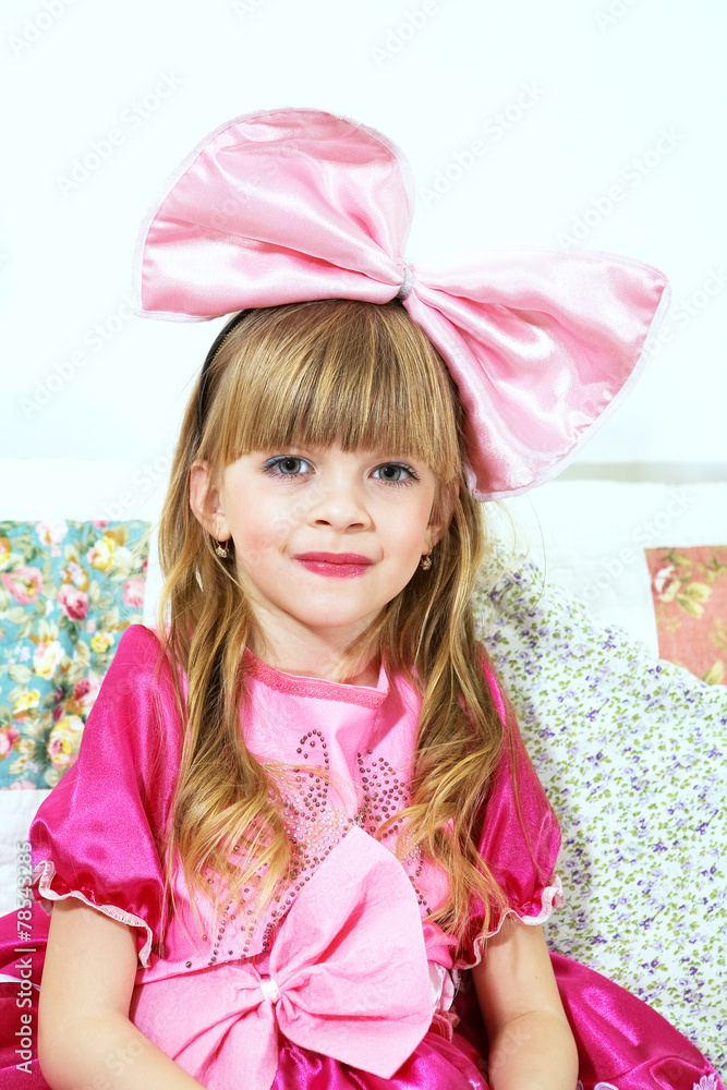 beautiful little girl dressed as doll. living doll beautiful little girl dressed as doll. living doll