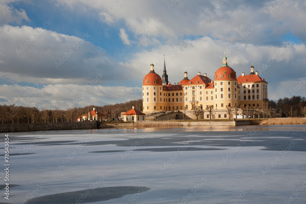 Schloss Moritzburg im Winter